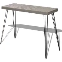 vidaXL Wandtafel 90x30x71,5 cm grijs