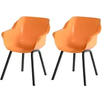 Hartman Sophie Elements dining armstoel Zwart Orange India -