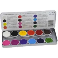 Superstar Aqua facepaint sparkling faces (12 kleuren)
