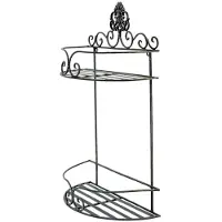 Clayre & Eef Zwarte Wandrek 33*16*53 cm 6Y4677