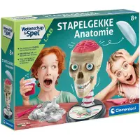 Clementoni Wetenschap & Spel - Stapelgekke Anatomie - Wetenschapsdoos - Wetenschapslab - Vanaf 8 jaar