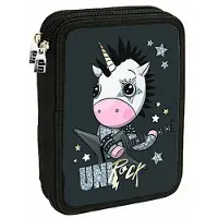 Arditex Etui Unirock Junior 20 X 14 Cm Polyester Zwart 27-delig