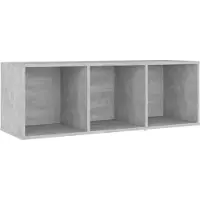 vidaXL Tv-meubel 107x35x37 cm bewerkt hout betongrijs