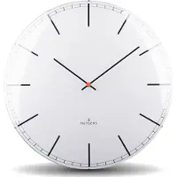 Huygens - Dome45 Index - Wit - Wandklok - Stil - Quartz uurwerk