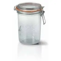 Le Parfait 5x Luchtdichte weckpot transparant glas 1 liter - Weckpotten