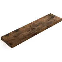 Songmics Hoppa! Zwevende Wandplank 80x20 cm Bruin - MDF