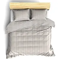 De Witte Lietaer Dekbedovertrek Zygo Atmosphere Satijn-260 x 200 / 220 / 240 cm | Extra Breed