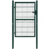 vidaXL 2D Hekpoort (Enkel) Groen 100x120 cm