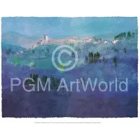 Blokker Ralf Westphal - Landschaft Bei Pistoia Kunstdruk 100x70cm