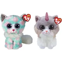 TY - Knuffel - Beanie Buddy - Opal Cat & Asher Cat