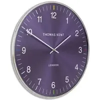 Giga Meubel Thomas Kent Wandklok Oyster 40 Cm Staal Paars/zilver