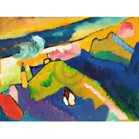 Blokker Wassily Kandinsky - Murnau, Berglandschaft Kunstdruk 80x60cm