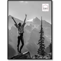 HAES deco - Kunststof fotolijst 60x80 zwart Easy Frame - EF19B
