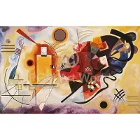 Blokker Wassily Kandinsky - Jaune, Rouge, Bleu Kunstdruk 80x60cm
