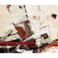 Blokker Norbert Mayer - Und Treibt Das Denken Kunstdruk 60x50cm