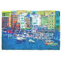 Blokker Ralf Westphal - Camogli / Levante Kunstdruk 100x70cm