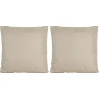 Anna's Collection 8x Bank/sier kussens voor binnen en buiten in de kleur taupe/beige 45 x 45 cm - Tuin/huis kussens