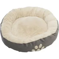 Petcomfort Grijze hondenmand/hondenkussen rond 58 cm