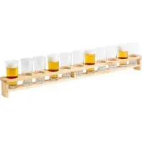 Decopatent FSC Houten 1 Meter BIER Dienblad Biermeter Bierlat Meter Bier