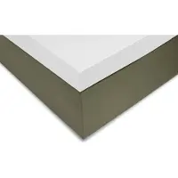 Zohome Zo home Satinado Topper Hoeslaken Katoen Satijn - white 90x210-220cm
