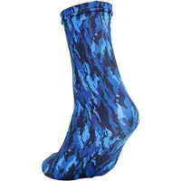 Cressi - Lycra - Water Sokken - Camo Blauw - Maat L / XL