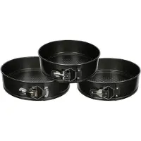 Atmosphera bakvorm springvorm set van 3 - Rond - Taartvorm -Bakblik - Antikleef