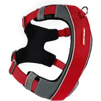 EzyDog X Link Honden Tuigje Hondentraining - Honden Harnas - XS - Rood