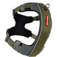 EzyDog X Link Honden Tuigje Hondentraining - Honden Harnas - S - Khaki Groen