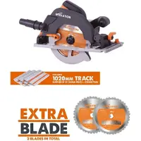 Evolution - COMBOPACK R185CCSX + ZAAGBLAD MULTIFUNCTIONEEL - DIA 185 MM - 1600W - 6KG - TRACK3X340MM