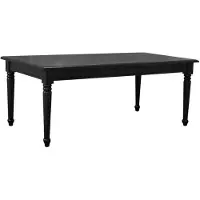 Ebuy24 Eetkamertafel Mozart barok tafel zwart incl. 2 aansteekplaten.