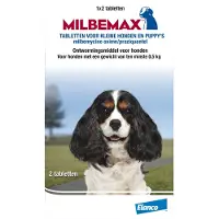 Milbemax Ontwormingsmiddel Tabletten Kleine Honden En Pupp's 4 Stuks