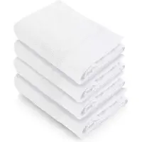 Walra handdoeken 60x110 Soft Cotton - 4-delig - Badhanddoeken 550 g/m² - 100% Katoen - Handdoekenset Wit