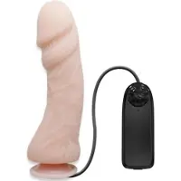 Baile VIBRATORS | The Big Penis Realistic And Vibrating Dildo Flesh 23.5 Cm