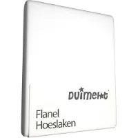 Duimelot Hoeslaken Kinder Wit (Flanel)-60 x 120 cm