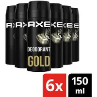 Axe Gold Temptation Deodorant Spray Voordeelverpakking 6x150ml