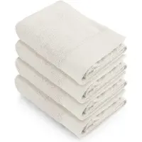 Walra handdoeken 60x110 Soft Cotton - 4-delig - Badhanddoeken 550 g/m² - 100% Katoen - Handdoekenset Kiezel Grijs