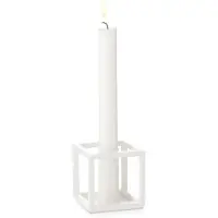 Audo Copenhagen Kubus 1 kandelaar white (wit)