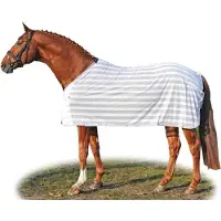HKM Vliegendeken - Wit/blauw - 215
