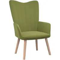 vidaXL Relaxstoel fluweel lichtgroen