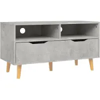 vidaXL TV-kast, betonkleur, 90x40x48,5 cm, houtvezelplaat