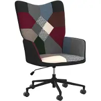 vidaXL Relaxstoel patchwork stof