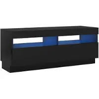 vidaXL Tv-meubel met LED-verlichting 100x35x40 cm zwart