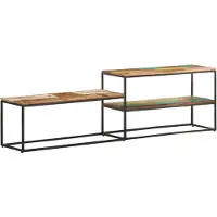 vidaXL Tv-meubel 180x30x50 cm massief gerecycled hout