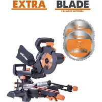 Evolution - COMBOPACK R210SMS+ + ZAAGBLAD MULTIFUNCTIONEEL - DIA 210 MM - 1500W - 12KG
