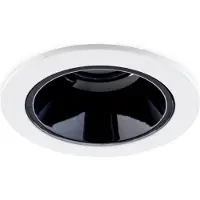 Groenovatie LED Inbouwspot 5W Dimbaar - Kantelbaar - Wit/Zwart - Rond - Ø64mm - Warm Wit