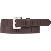 Petrol Industries Riem Heren - Broekriem - Verstelbaar - Leer - Bruin - 125 cm