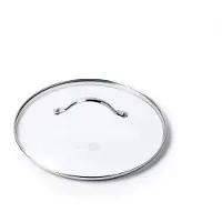Greenpan glazen deksel 30cm met SS Handvat