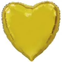 Wefiesta Folieballon Hartvorm Xl 92 Cm Goud