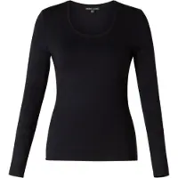 Base Level basic longsleeve Yaso donkerblauw female | Maat: 48
