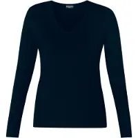 Base Level basic longsleeve Yare donkerblauw female | Maat: 38
